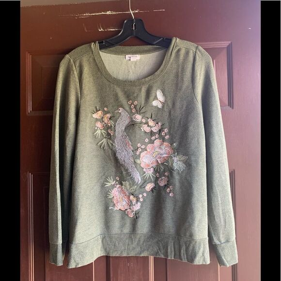 𝅺embellished Westport Green Women’s Sweater - Picture 1 of 6